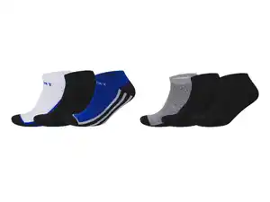 CRIVIT Herren Sneakersocken, 3 Paar, mit Bio-Baumwolle