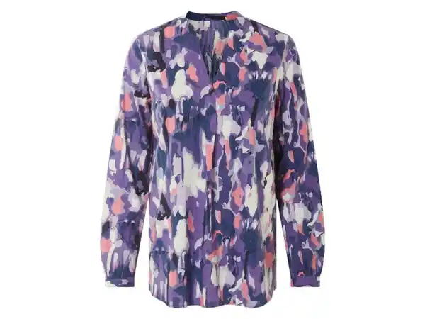 Bild 2 von esmara® Damen Bluse, mit abgerundetem Saum