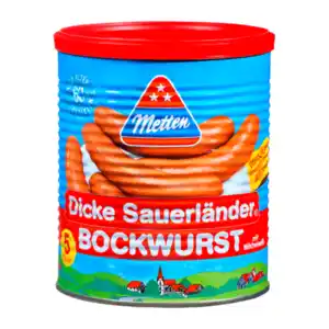 METTEN Dicke Sauerländer Bockwurst 845g