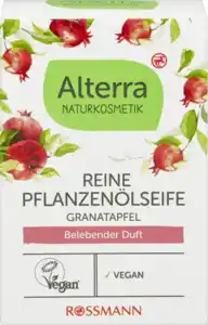 Alterra NATURKOSMETIK Reine Pflanzenölseife Granatapfel, 100 g