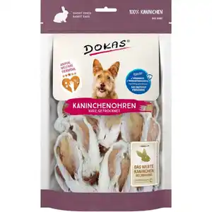 Dokas Kaninchenohren mit Fell getrocknet 100g