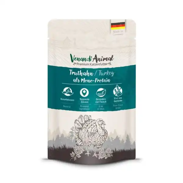 Bild 1 von Venandi Animal - Truthahn als Monoprotein 12x125g