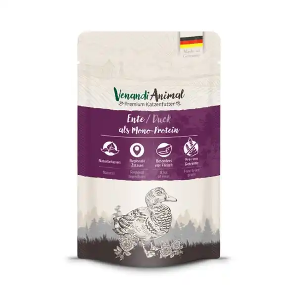 Bild 1 von Venandi Animal - Ente als Monoprotein 12x125g