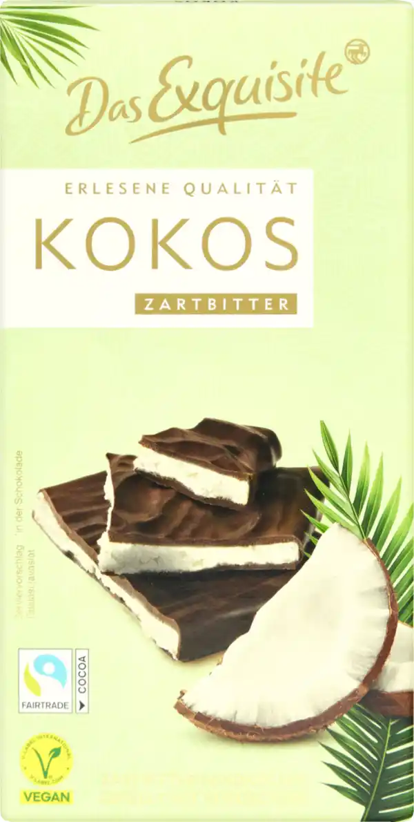 Bild 1 von Das Exquisite Kokos in Zartbitter, 140 g