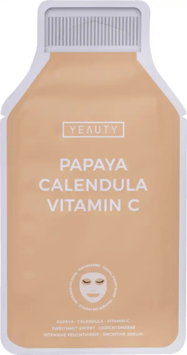 Bild 1 von YEAUTY Tuchmaske Papaya-Calendula-Vitamin C