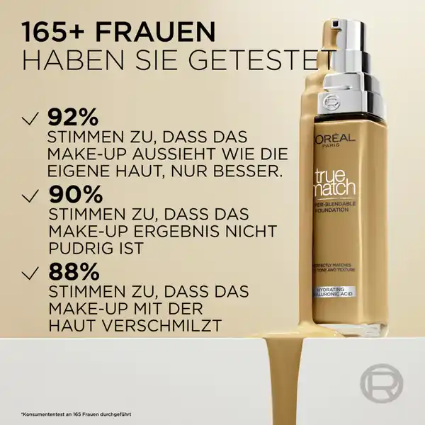 Bild 2 von L’Oréal Paris True Match Foundation 5.5.D/5.5.W Warm Medium, 30 ml