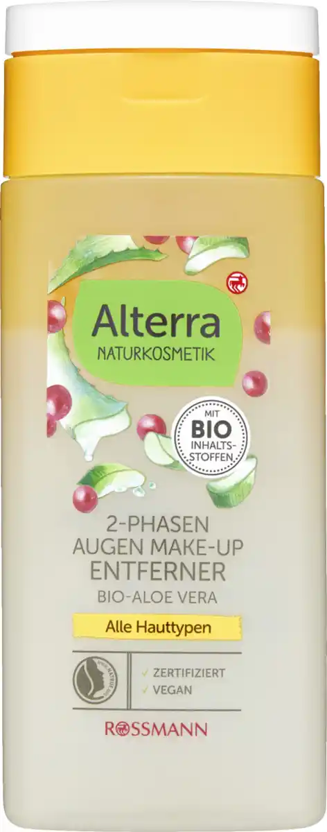 Bild 1 von Alterra NATURKOSMETIK 2-Phasen Make-up Entferner, 100 ml