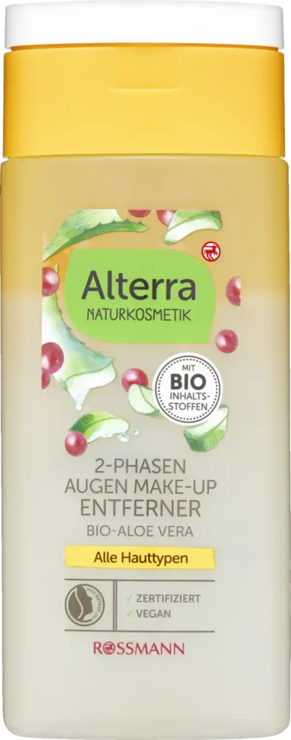 Bild 1 von Alterra NATURKOSMETIK 2-Phasen Make-up Entferner, 100 ml