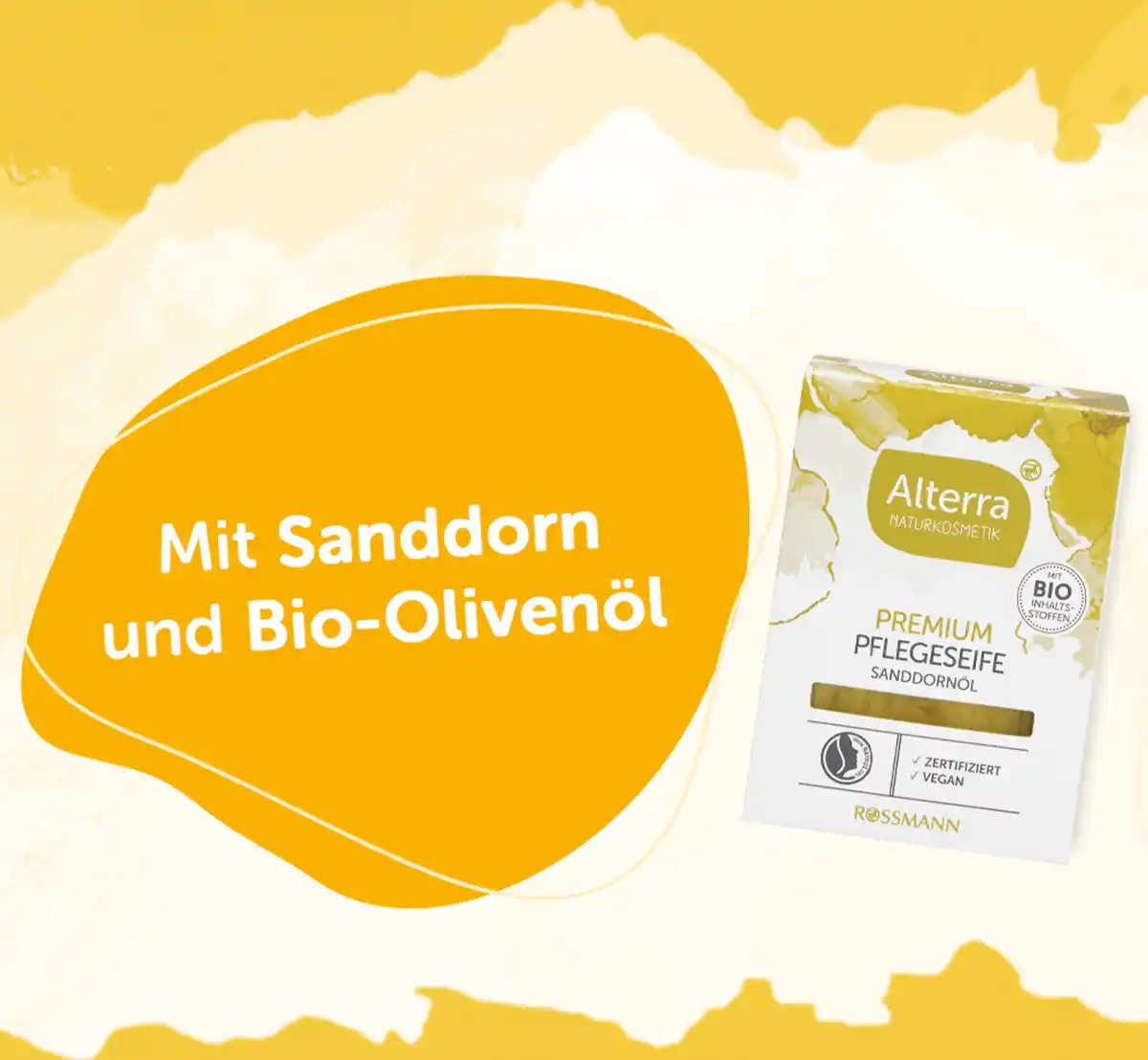 Bild 3 von Alterra NATURKOSMETIK Premium Pflegeseife Sanddornöl, 100 g