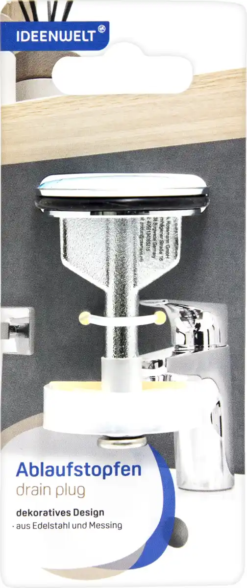 Bild 1 von IDEENWELT Ablaufstopfen Wassertropfen