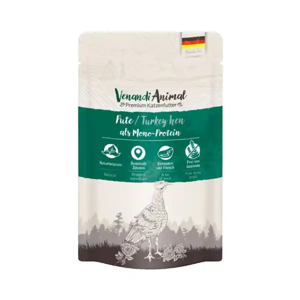 Bild 1 von Venandi Animal Pute als Monoprotein 12x125g