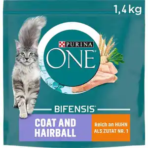 PURINA ONE BIFENSIS COAT & HAIRBALL Huhn 1,4kg