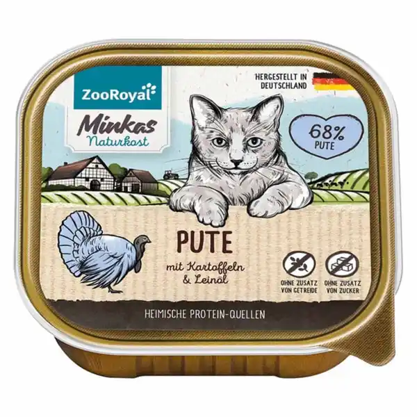 Bild 1 von ZooRoyal Minkas Naturkost Pute mit Kartoffeln 100g