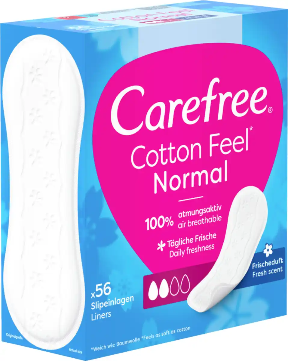 Bild 2 von Carefree Slipeinlagen Cotton Feel Normal Frischeduft