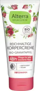 Alterra NATURKOSMETIK Reichhaltige Körpercreme Bio-Granatapfel & Bio-Sheabutter, 200 ml