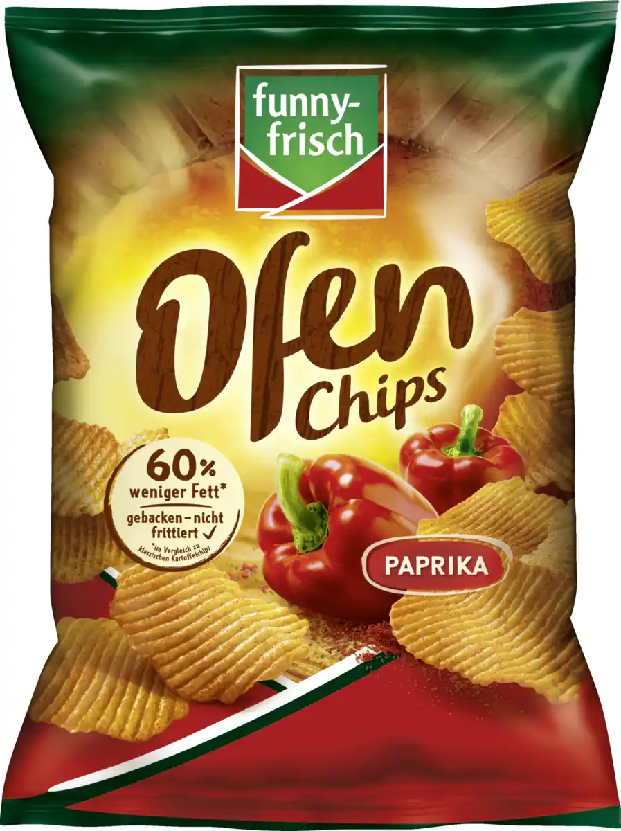 Bild 1 von funny-frisch Ofen Chips Paprika, 125 g