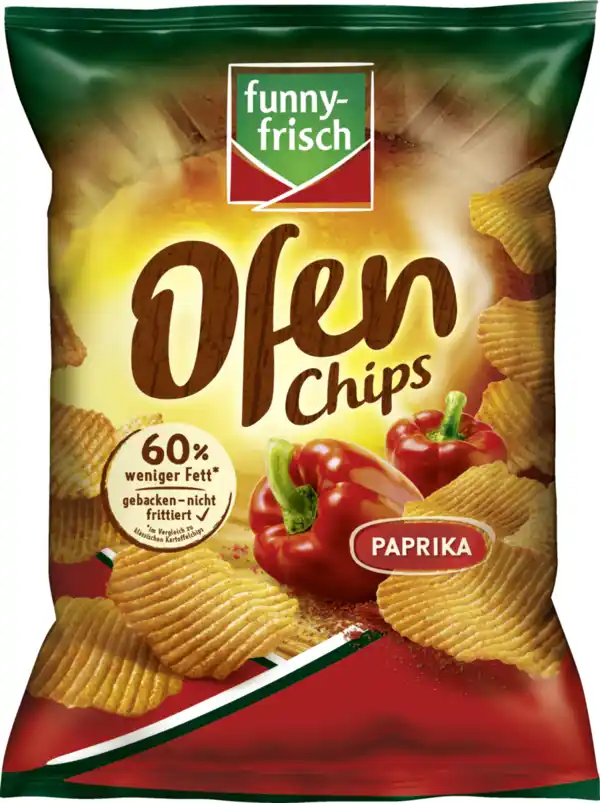 Bild 1 von funny-frisch Ofen Chips Paprika, 125 g