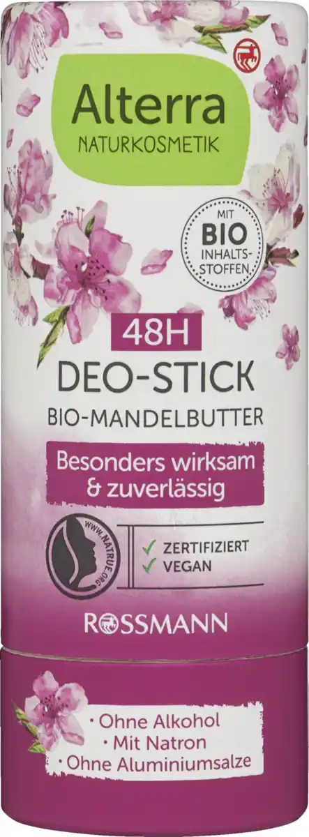 Bild 1 von Alterra NATURKOSMETIK Deo-Stick Bio-Mandelbutter, 40 g