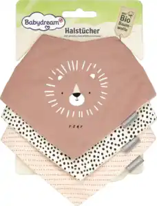 Babydream Halstücher Bio-Baumwolle 3er