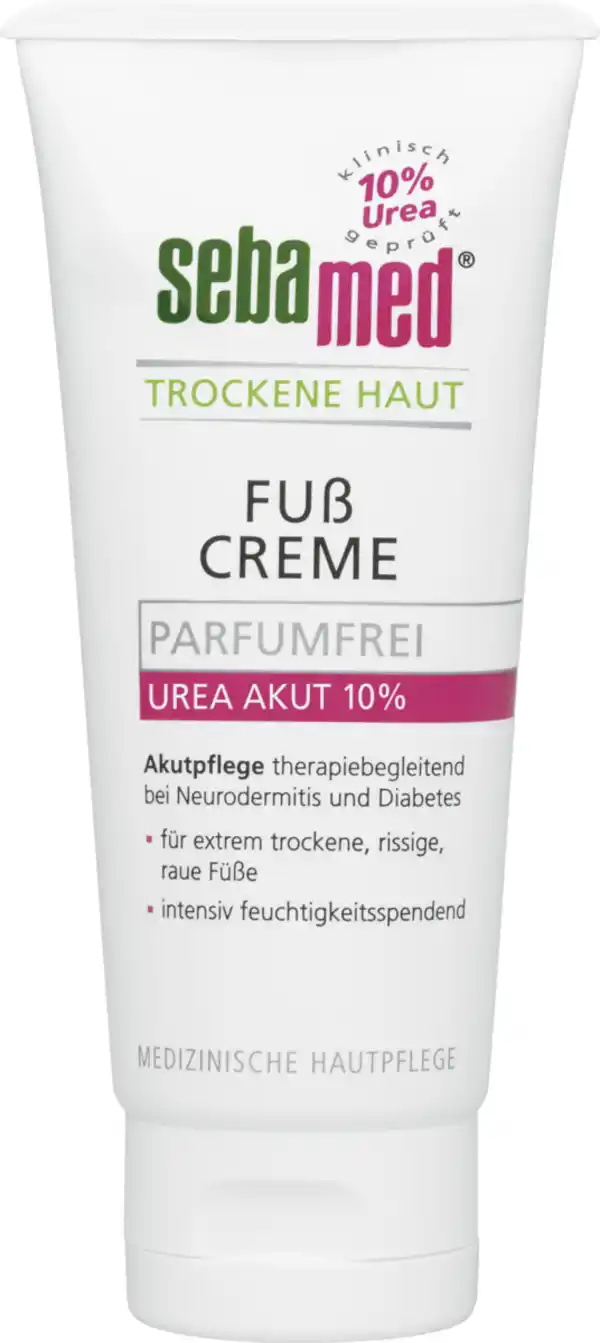 Bild 2 von sebamed Trockene Haut Fußcreme parfumfrei Urea 10%, 100 ml