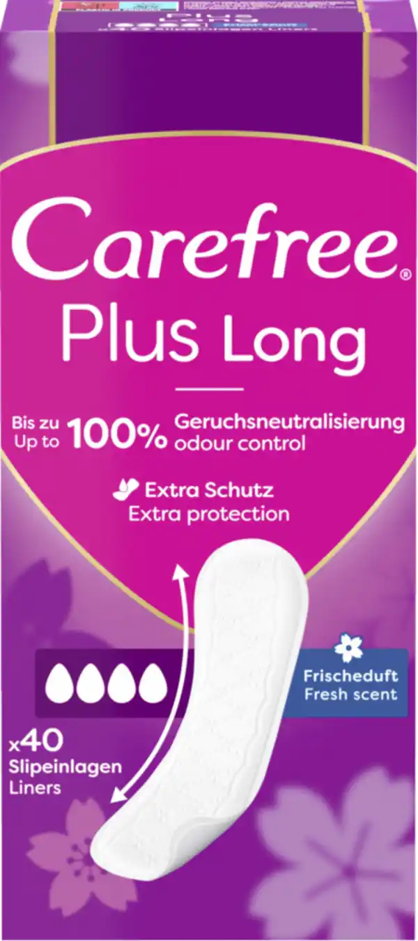 Bild 1 von Carefree Slipeinlagen Plus Long Frischeduft