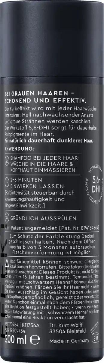 Bild 4 von Dr. Wolff Plantur 39 Anti-Grau Effekt Shampoo, 200 ml