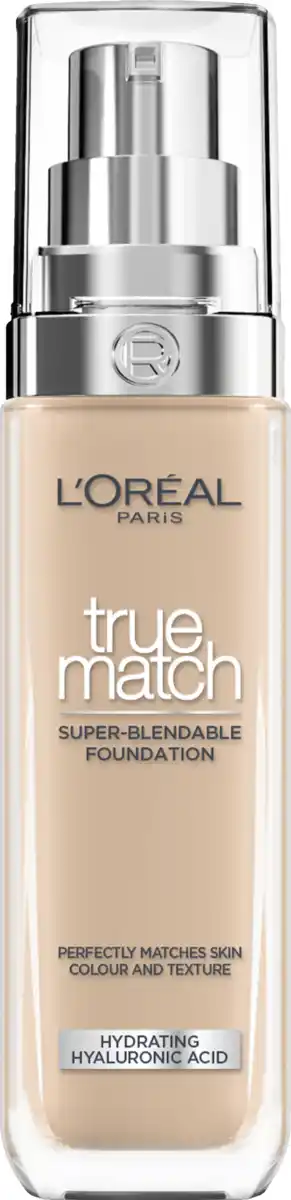 Bild 1 von L’Oréal Paris True Match Foundation 4.5N True Beige, 30 ml