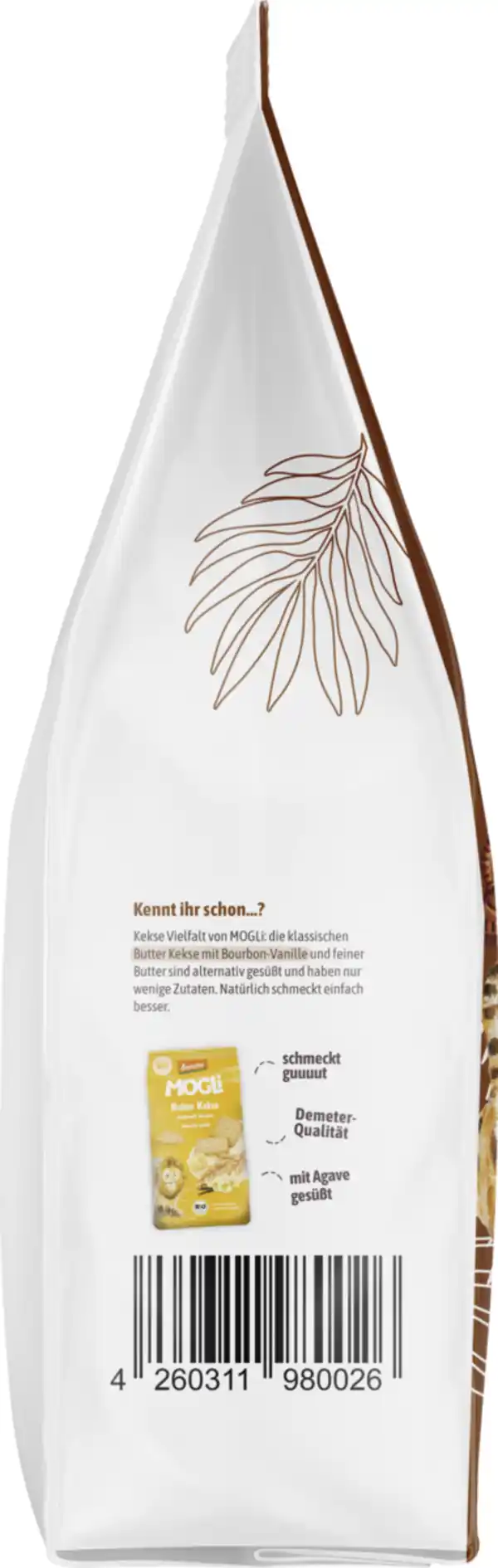 Bild 2 von MOGLi Bio Kakao Kekse, 125 g