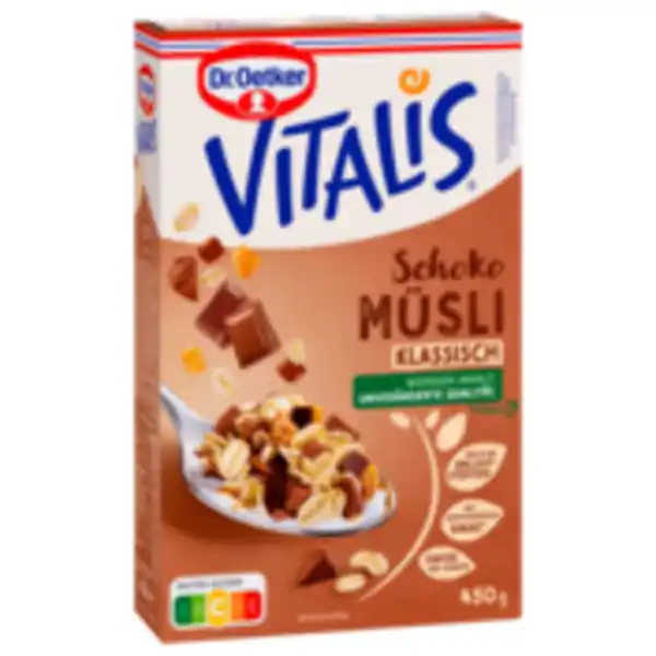 Bild 1 von Dr. Oetker Vitalis Schoko Müsli