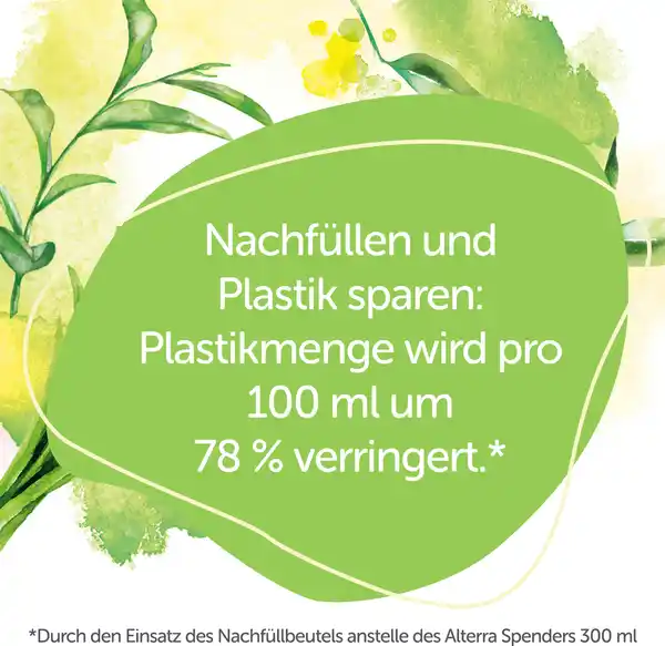 Bild 3 von Alterra NATURKOSMETIK Flüssigseife Bio-Zitronengras Nachfüllbeutel, 500 ml