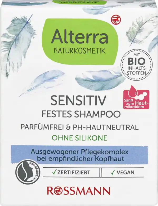 Bild 1 von Alterra NATURKOSMETIK Festes Shampoo Sensitiv, 60 g