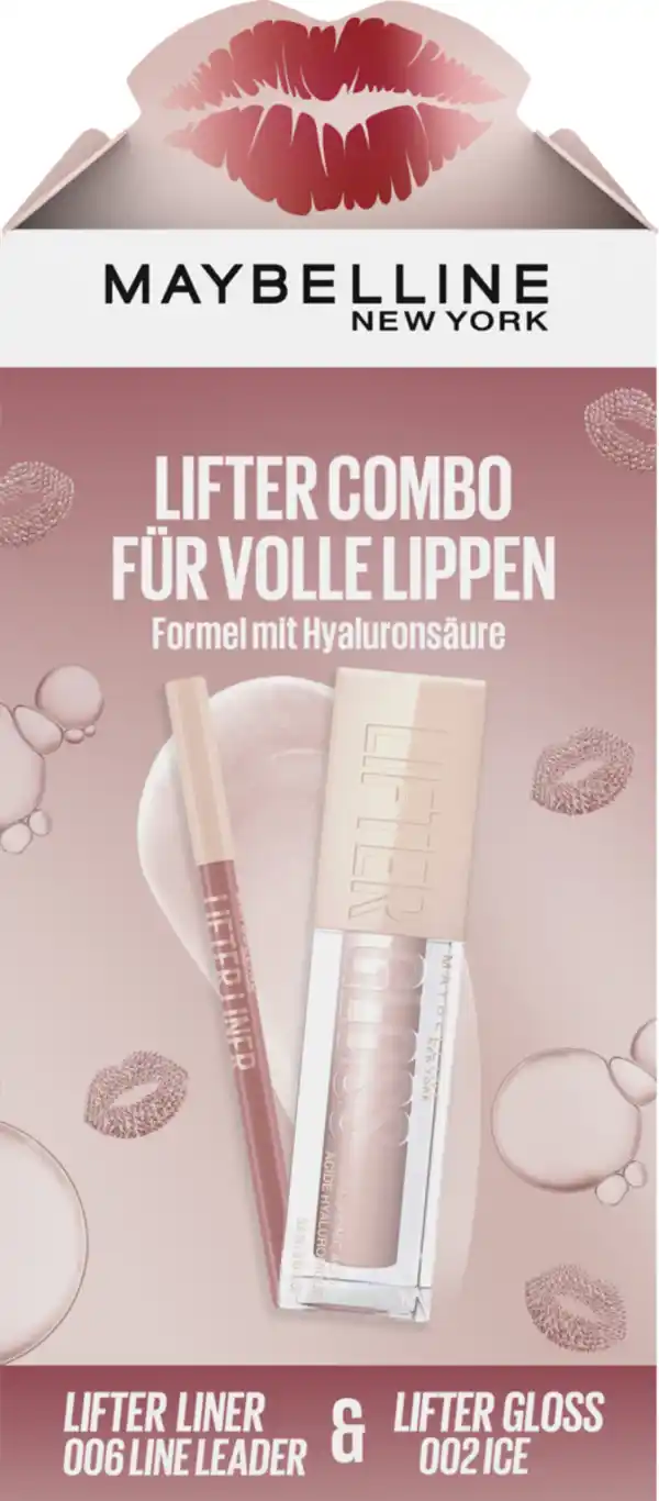 Bild 1 von Maybelline New York Lifter Gloss Set 002 Lifter Gloss Ice & 006 Lifter Line Leader