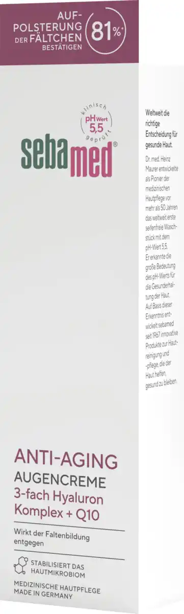 Bild 4 von sebamed Anti-Aging Augencreme, 15 g