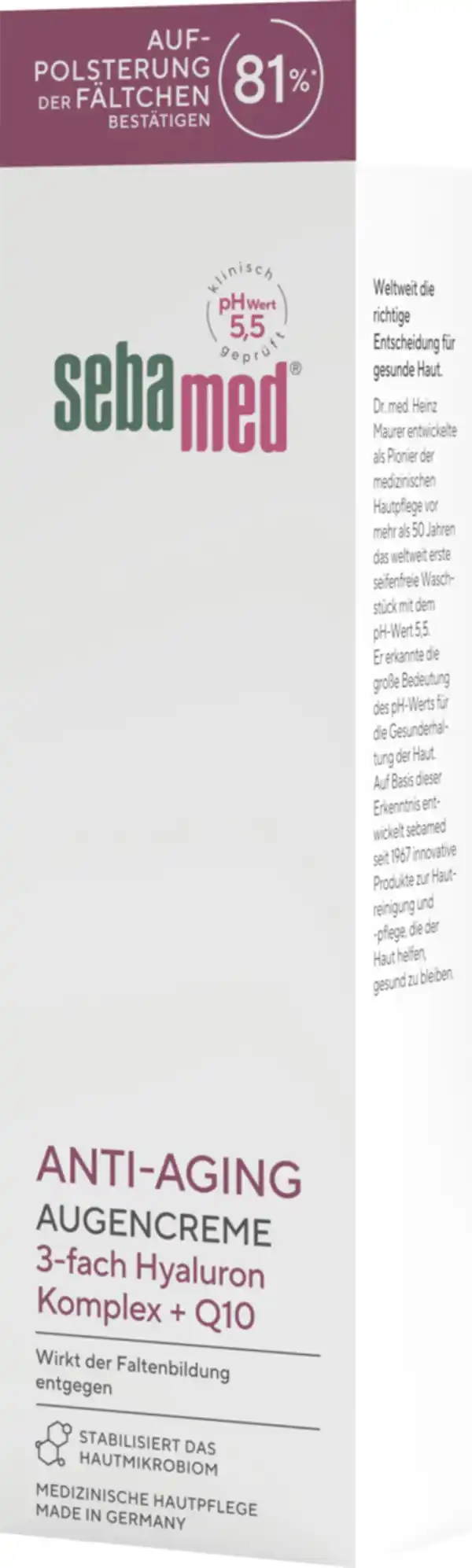 Bild 4 von sebamed Anti-Aging Augencreme, 15 g