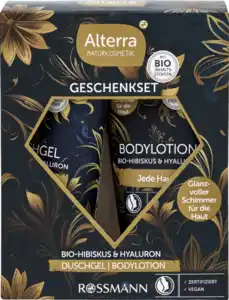 Alterra NATURKOSMETIK Glanzstück Geschenkset, 300 ml