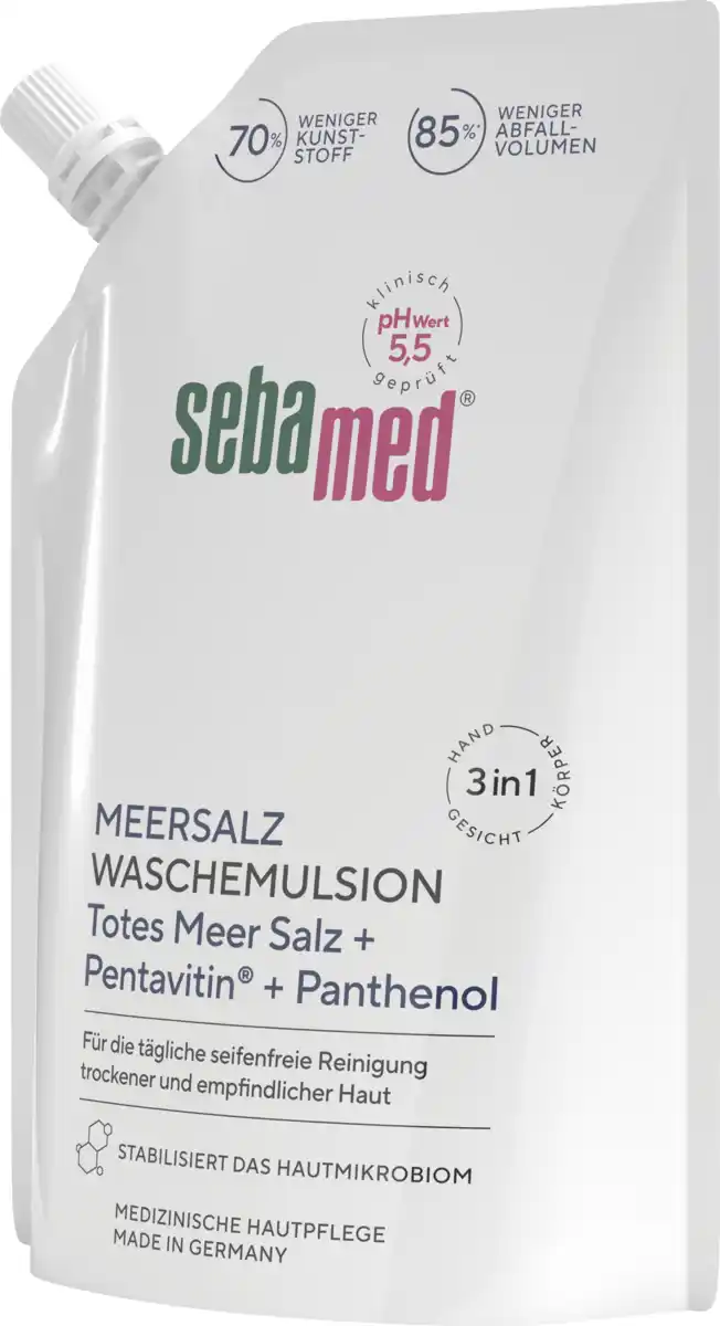 Bild 2 von sebamed Meersalz Waschemulsion Nachfüllbeutel, 400 ml