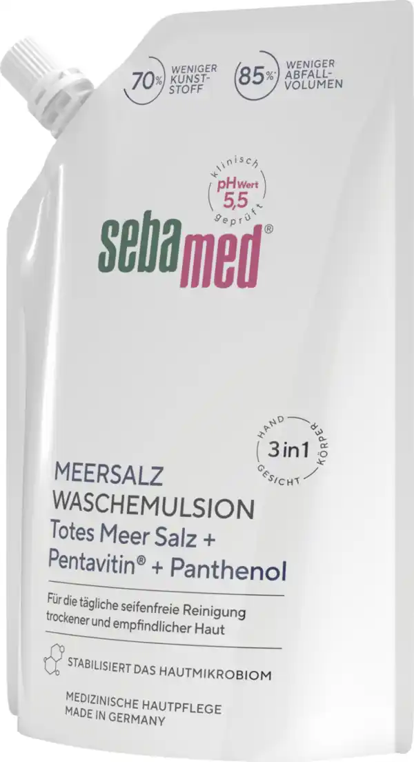 Bild 2 von sebamed Meersalz Waschemulsion Nachfüllbeutel, 400 ml