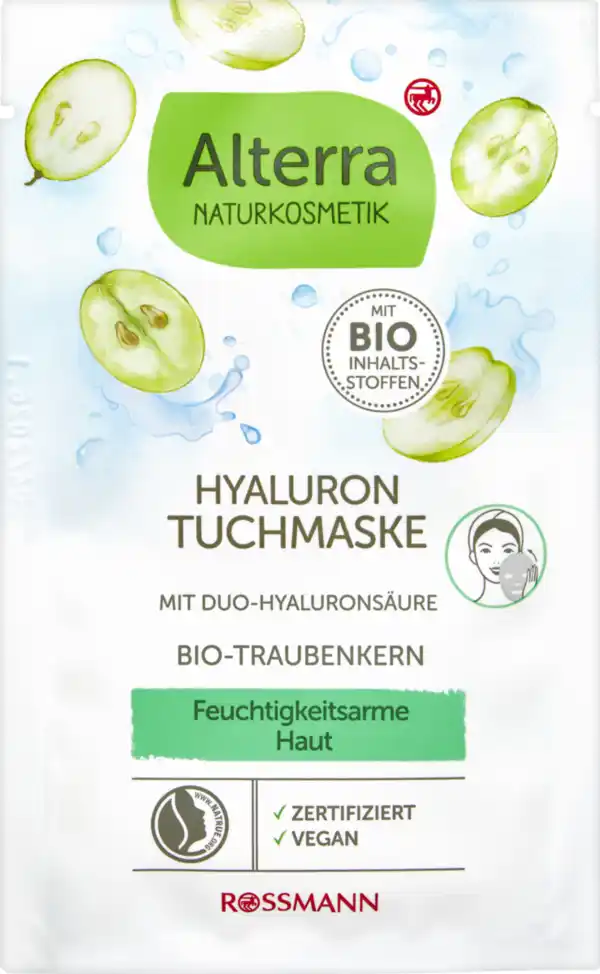 Bild 1 von Alterra NATURKOSMETIK Hydro Tuchmaske