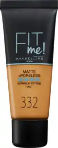 Maybelline New York Fit Me! Matte + Poreless Make-Up Nr. 332 Golden Caramel, 30 ml