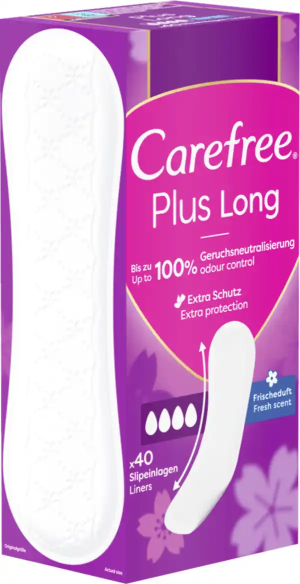 Bild 3 von Carefree Slipeinlagen Plus Long Frischeduft
