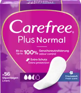 Carefree Slipeinlagen Plus Normal Frischeduft