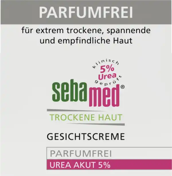 Bild 1 von sebamed Gesichtscreme parfumfrei, 50 ml