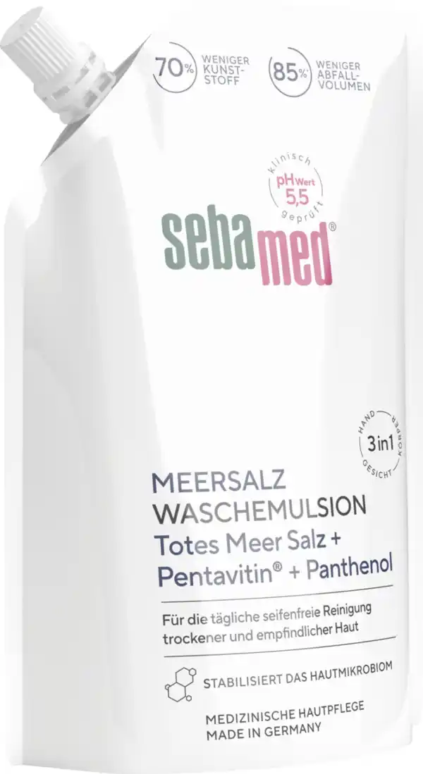 Bild 4 von sebamed Meersalz Waschemulsion Nachfüllbeutel, 400 ml