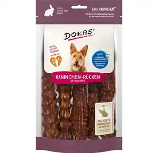 Dokas Hundesnack Kaninchenrücken getrocknet 120g