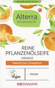 Alterra NATURKOSMETIK Reine Pflanzenölseife Orange, 100 g