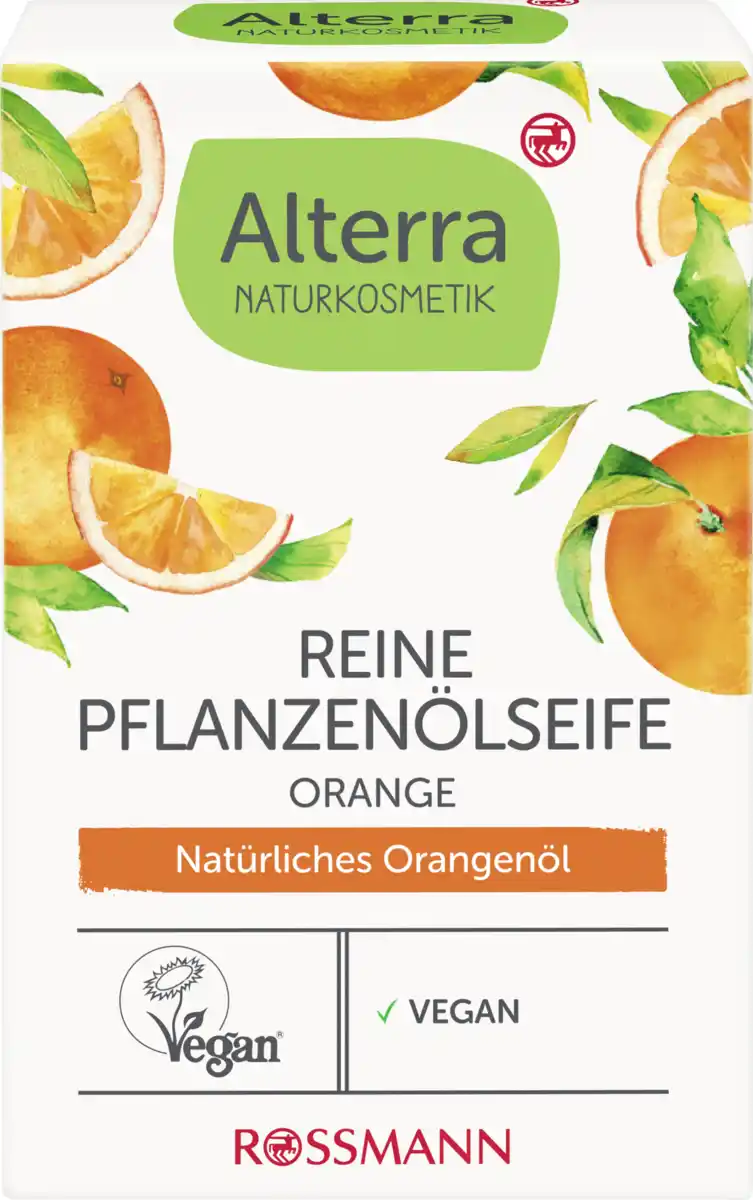 Bild 1 von Alterra NATURKOSMETIK Reine Pflanzenölseife Orange, 100 g