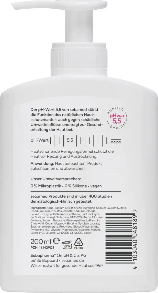 Bild 2 von sebamed Flüssig Waschemulsion, 200 ml