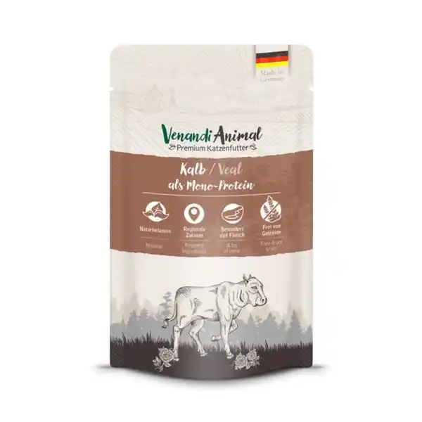 Bild 1 von Venandi Animal - Kalb als Monoprotein 12x125g