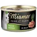 Bild 1 von Miamor Katzenfutter Feine Filets in Jelly Thunfisch und Gemüse 24x100g