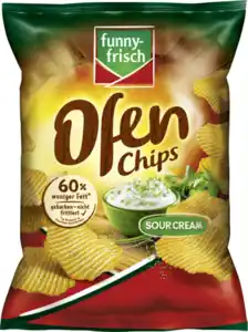 funny-frisch Ofen Chips Sour Cream, 125 g